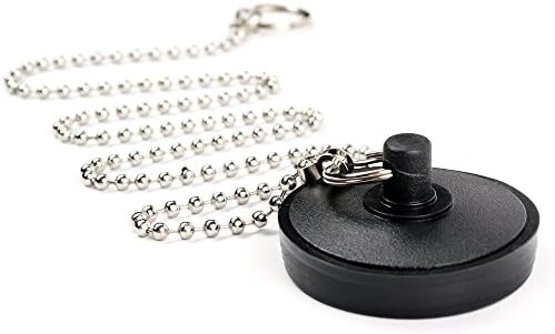 LinesOne Tub Stopper with Chain 1-1/2 inches rubber plug