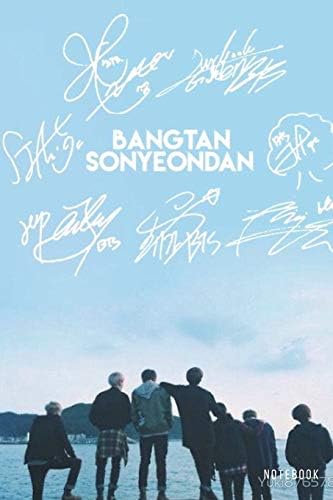 KPOP BANGTAN BOYS FANSIGN FOR BTS ARMY NOTEBOOK: NATURE LOVER BT21 K-IDOLS HALLYU STARS College Ruled Blank Lined School Personal Journal for Girls Paperback – February 11, 2019
