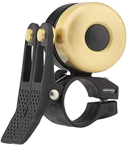 ROCKBROS Bicycle Bell Classic Brass Bicycle Bell Mini Bicycle Bells Fits Road Bike Mountain Bike for 21-27mm Handlebars