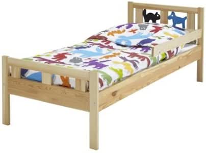 Ikea Cama Infantil KRITTER Estructura con somier de Madera Maciza de