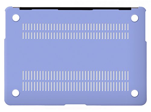 UESWILL Smooth Soft-Touch Matte Hard Shell Case Cover for 2008-2017 MacBook Air 13 inch (Model A1466 / A1369) + Microfibre Cleaning Cloth, Serenity Blue