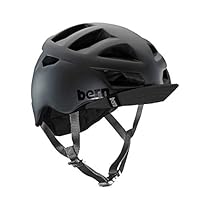 BERN - Allston Helmet, Matte Black w/Flip Visor, Large