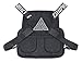 Black Pyramid Fashion Chest Front Pack Pouch Holster Rig, Black