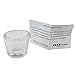 Pro Eye Bath Glass Eye Wash Cup with New & Improved Beveled Shape