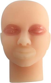 Amazon Co Jp シリコーン皮膚縫合面モデルマイクロシェーピング研究ガイドは 二重まぶた縫合の練習を使用しますシリコーンヘッドモデル23 X 15 X10 Cm ドラッグストア