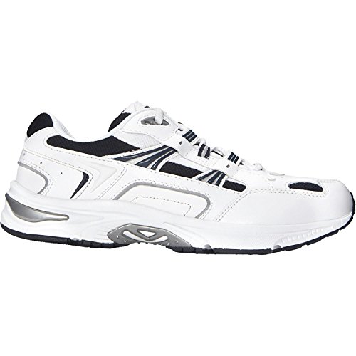 Vionic Men's Orthaheel Technology White/navy Walker - 8 2E US