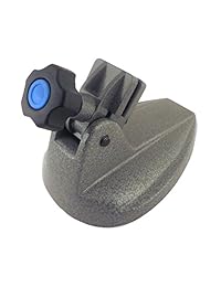 Micrómetro Soporte Base de hierro fundido Gomas revestidas de goma 4.75 "de ancho x 6.5" de largo x 4.5 "de alto MS 1