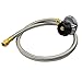 onlyfire 36-Inch Stainless Braided Low Pressure Propane Hose and Regulator Connection Kit, 3/8 Inch Flare Swivel Fitting
