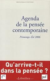 Agenda de la pensée contemporaine
