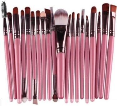 Beauty Fashion Hot! 20 pcs Makeup Brush Set tools Make-up Toiletry Kit Wool Make Up Brush Set je9 Drop Shipping