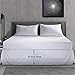 Balichun Ultra Soft Bed Skirt - Premium Queen Size White with 15 Inch Drop Hotel Quality，Hypoallergenic, Wrinkle and Fade Resistant