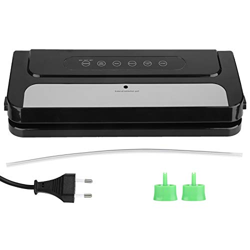 Lebensmittel-Vakuumierer, Touch-Control-Vakuumierer, Verbesserter Haushalt Schwarz Trocken & Feucht Elektrisch für die…