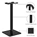 Headphone Stand Headset Holder New Bee Earphone Stand with Aluminum Supporting Bar Flexible Headrest ABS Solid Base for All Headphones Size (Black)thumb 2