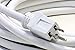 25-Foot 12/3 White Triple Tap Outdoor Extension Cord - Your Name on Cord