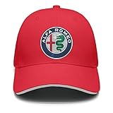 Stylish Alfa-Romeo-Symbol-Logo- red Baseball hat Womens Mens