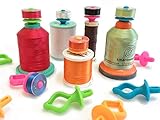 'BOBBINI' BOBBIN HOLDER. Storage your Bobbins on Top of Thread Spools (12 Pieces)