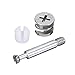 Uxcell Furniture Cam Fitting with Dowel and Pre-inserted Nut, 5-Pack