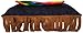 Amscan 843057 Colorful Peace Hippie Handbag, 1 Piece