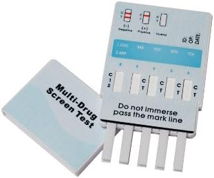 5 Panel CLIA-Waived Generic Multi Drug Urine Dip Card Test Kit (Multiple Quantities)(25)(COC/AMP/mAMP/THC/OPI)