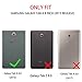 XIQI Compatible with Galaxy Tab A 8.0 Case Three Layer Hybrid Rugged Heavy Duty Anti-Slip Case Full Body Protection Cover for Samsung Galaxy Tab A 8.0 inch 2015 Release(No Fit 2017),Black/Bule