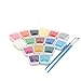 Facelt Face Painting Kit For Kids - Professional 16 Color Palette with 2 Brushes – Quality, Safe, Cosmetic Grade, Non-Toxic, FDA Compliant Face Painting Kit – Ideal for Face and Body Painting