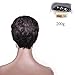 ATOZWIG New Short Hair Wigs For Black Women Black and Short Curly Synthetic Wigs Perruque Synthetic Women Wigs