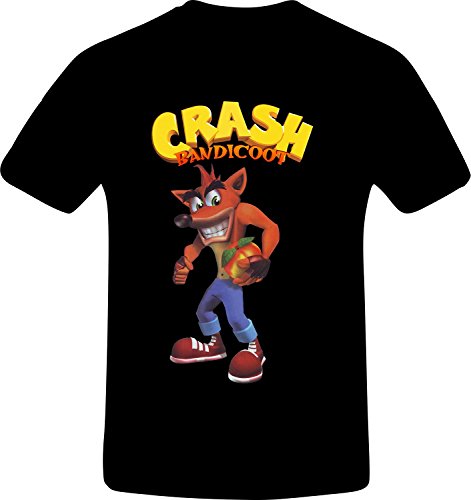 3Dinbox Crash Bandicoot, Best Quality Custom Tshirt (, BLACK) Medium