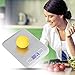 Digital Kitchen Scale, Multifunction Food Scale,Precise Cooking Scale and Baking Scale Accuracy with LCD Display Tare Function,11lb/5kg, Silver, Stainless
