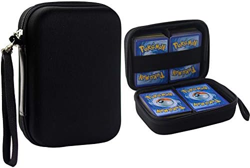 Davoil Carrying Case fit to Pokemon Trading Cards, Fits Up to 400 Cards, Card Holder with Hand Strap