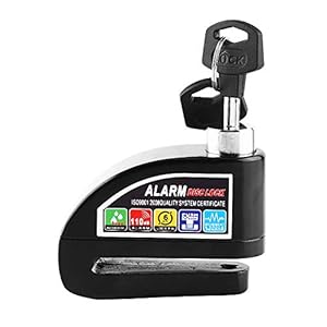 Motorcycle Alarm Disc Lock, Motorcycle Scooter Fiets Anti-diefstal Schijfremslot Beveiligingsalarmsysteem