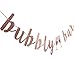 Rose Gold Glitter Bubbly Bar Banner, Bubbly Bar Sign for Bridal Shower Banner Bachelorette Party Banner for Bubbly Bar Bridal Shower Bachelorette Party Decorations