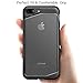 iPhone 8 plus Case, iPhone 7 plus Case, Clear Scratch Resistant Transparent Back Cover with TPU Rubber Shock Bumper for iPhone 8 plus & iPhone 7 plus Air Space Shockproof -Black