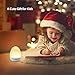 Miroco Night Lights for Kids, LED Bedside Lamp for Baby Breastfeeding 100% Toddler Safe, Touch Lamp with USB and Stable Charging Pad, Dim Nursery Lamp Warm Night Light, Soft Eye Caring, Timer Setting