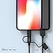 3 in 1 Lightning Cable, Micro USB Cable, USB C Cable, iHaper [Apple MFi Certified] Charge and Sync Cable 1 m with Nylon Braided and Kevlar, High Speed Sync and Quick Charge for iPhone, Android, Black