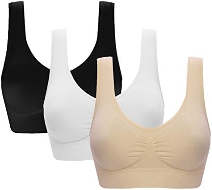 Women's Comfort Workout Sports Bra Low-Impact Activity Sleep Bras