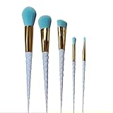Kuulee Professional 5Pcs Make Up Brushes Set Women Cosmetic Concealer Foundation Eyebrow Eyeliner Blush Brush Sets Kits Tools