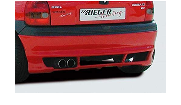Rieger Trasero Enfoque Negro Mate Variante 2 para Opel Corsa ...