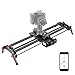Neewer Camera Slider Motorized, 31.5-inch APP Control Carbon Fiber Track Dolly Rail with Mute Motor/Time Lapse Video Shot/Follow Focus Shot/120 Degree Panoramic Shot for DSLRs, Load up to 22 lbs