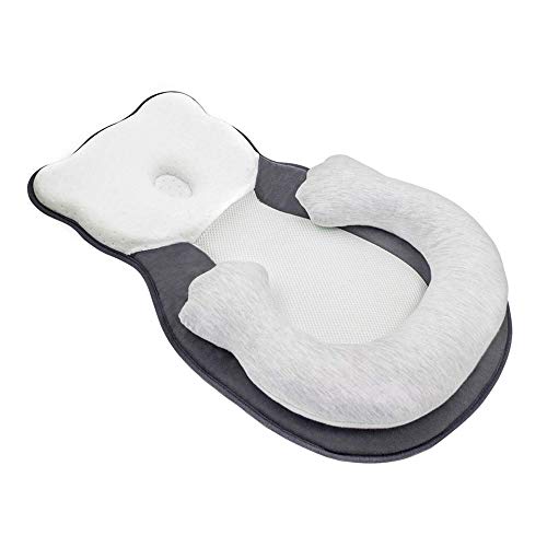 XMWEALTHY Portable Head Support Pillow Newborn Lounger Comfortable Baby