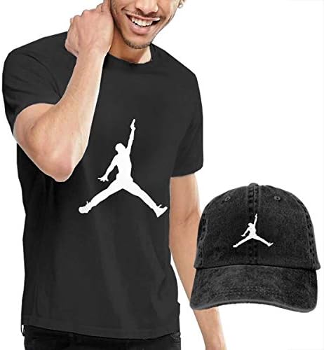 Gun Jordan Mens Short Sleeve T Shirt Tee Baseball Cap Dad Hat