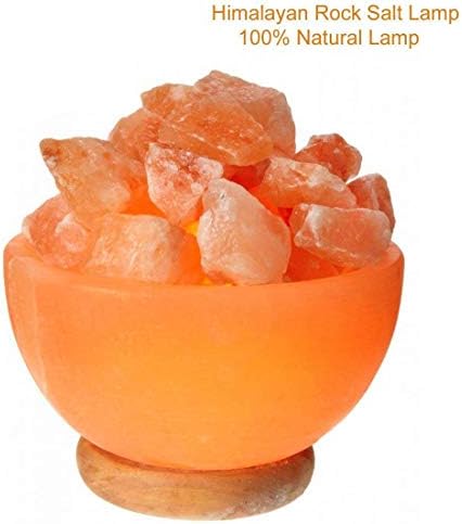 Affinity Himalayan Rock Salt Fire Bowl Lamp for Vastu & Home Decor(4-5 Kgs)