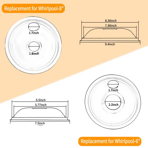 Mejiao Drip Pan Stove Burner Covers,Electric Stove Burner Drip Pans