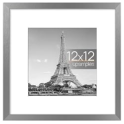 upsimples 12x12 Picture Frame, Display Pictures 8x8