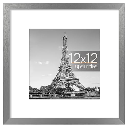 upsimples 12x12 Picture Frame, Display Pictures 8x8