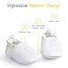 HAPIU Baby Baptism Shoes,Premium Soft Sole Infant Sneaker,Prewalker Shoes,6-12M White