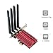 PC Handoff Continuity 2.4Ghz 5GHz ac abgn Desktop Wifi Card macOS Native AirPortBrcm4360 PCI Express Wlan Card AC1900 Wifi MAC OS X 10.7-10.14 Yosemite Mojave pci wifi card Beamforming (no Bluetooth!)