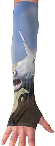 Silicon Valley Unicorn Ultra Long Non Finger UV Resistant Gloves Gloves Sleeve, For Women And Men To Provide Sunscreen Protection 1 Pairs, For Outdoor Sports, Driving, Bicycles