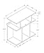 Monarch Specialties , Accent Side Table, Cappuccino, 24H