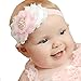 SIXNE YuanKanJu Miugle Baby Girl Baptism Headbands,Infant Head Wraps