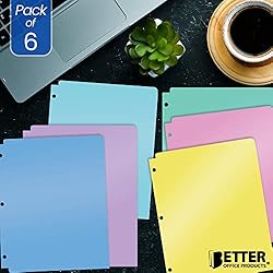 3 Hole Punch Pocket Folders, Bulk Pack, Sturdy